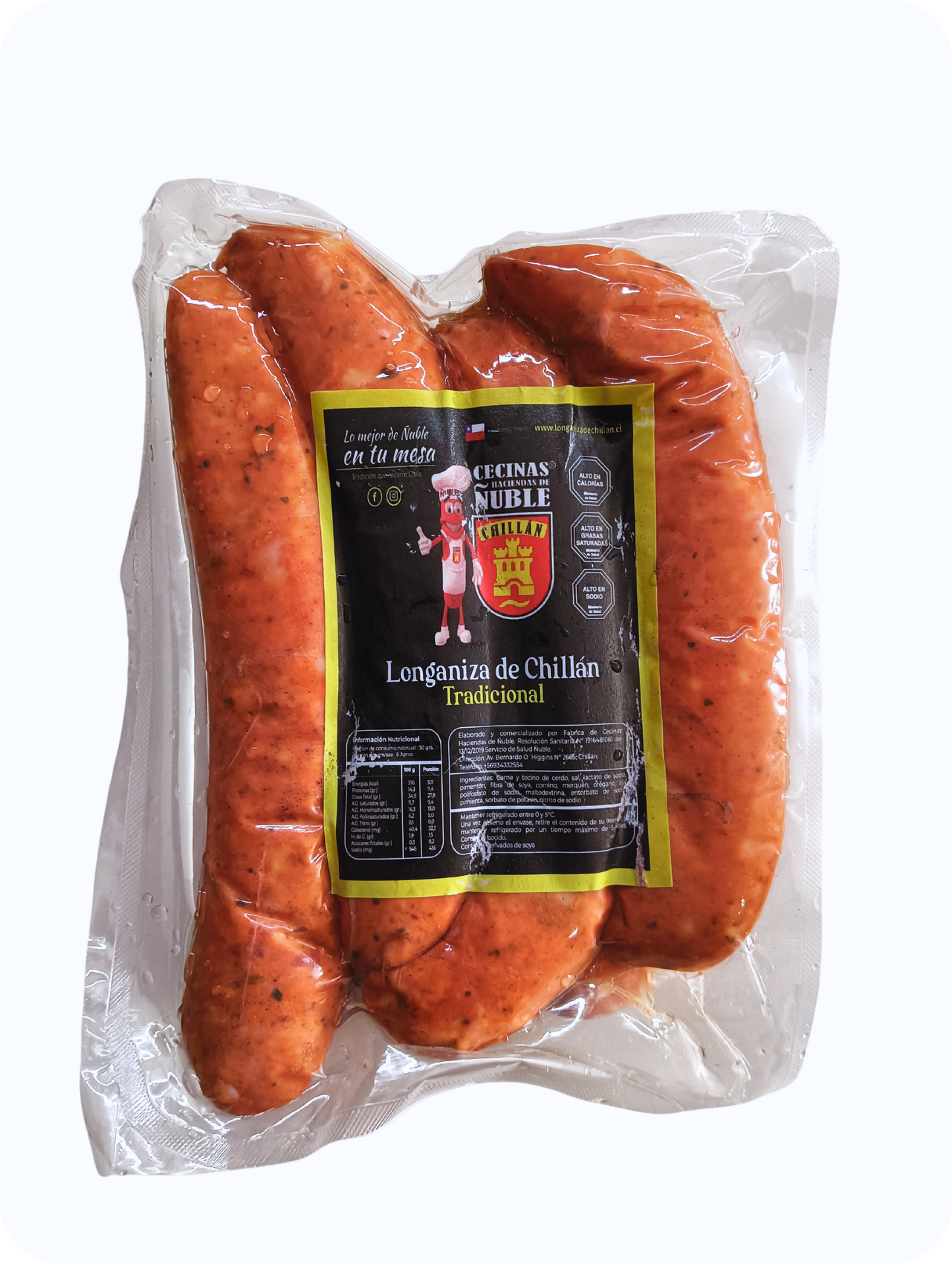 Longaniza de Chillán Tradicional | 1kg | Cecinas Hacienda de Ñuble