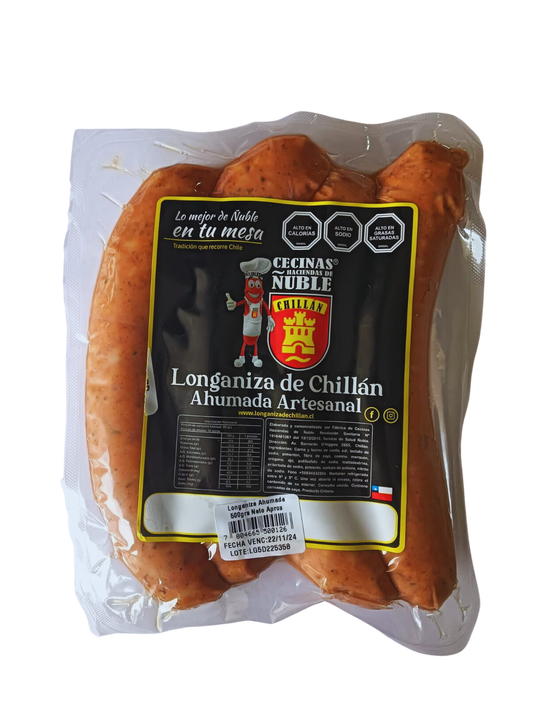 Longaniza Artesanal Ahumada | 500grs | Cecinas Hacienda de Ñuble